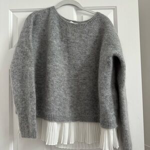 Sézane Pleated Swing Sweater